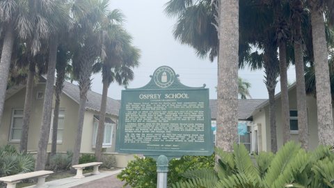 Osprey Library Historical Marker