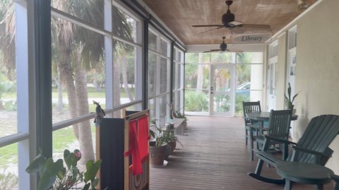 Osprey Library porch