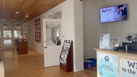 Osprey Library lobby