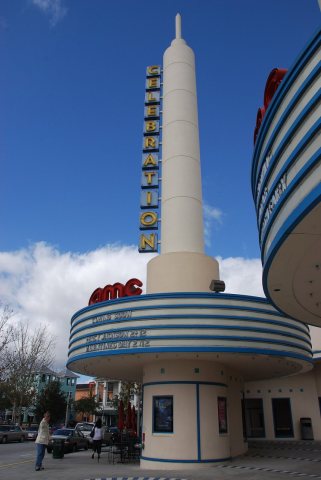 The Art Deco style cinema building in