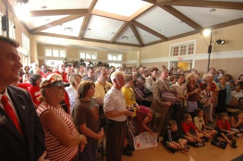 A packed house for Fred