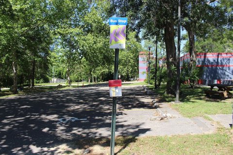 Gadsden Express bus stop
