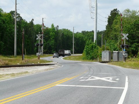 FGA Tallahassee Subdivision crossing Brickyard Road