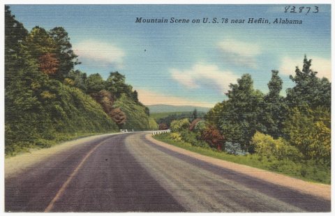 Mountain scene on U.S. 78 near