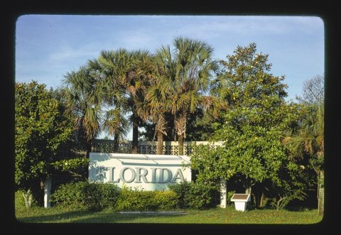 Florida sign, Route 17
