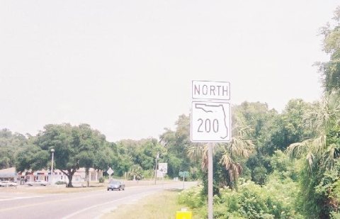 First North Florida 200 sign; May 18, 2003