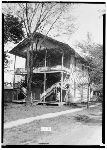 Historic American Buildings Survey Alex Bush, Photographer, April 11, 1935 FRONT VIEW (WEST) - Masonic Hall, Water Aven…