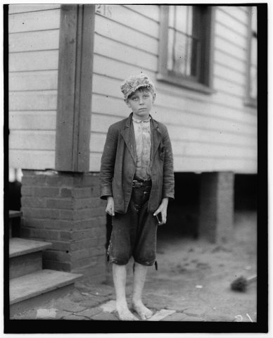 Luther Dories. Been doffing some months in Spinning Room -2, Massachusett(s) Mills, Lindale, Ga. Said 12 years old, but…