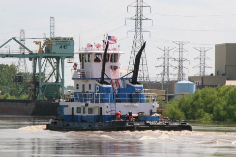 Tugboat in Jackson Alabama -a
