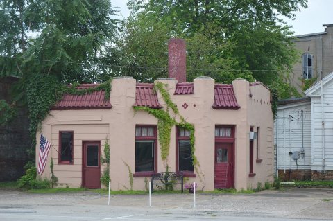 Main and Center gas station
