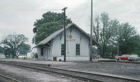 Toledo, Peoria & Western depot at