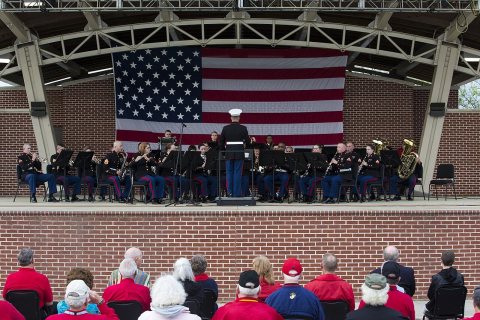 Parris Island Marine Band Perfroms 160325-M-GN053-100
