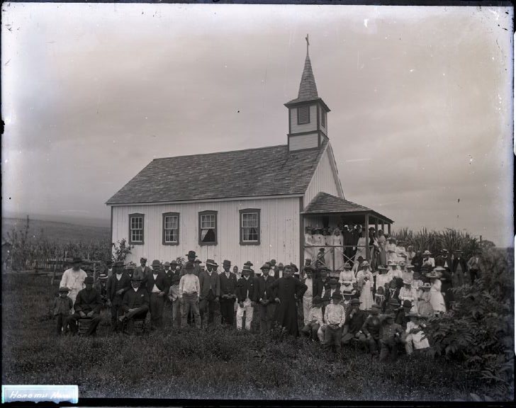 Wedding at Honomu, photograph by Brother Bertram