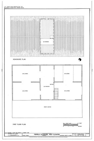 Penfield Elevators, West Elevator, Front Street