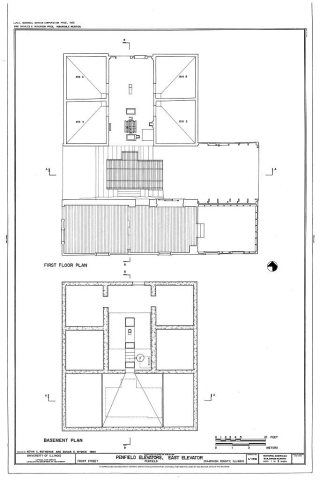 Penfield Elevators, East Elevator, Front Street