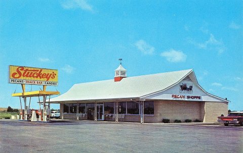 Stuckey's Pecan Shoppe Altamont Illinois Vintage Postcard