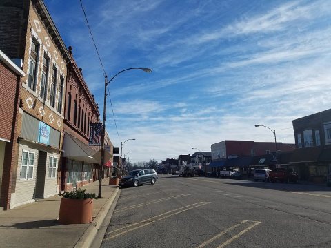 Gillespie IL Downtown