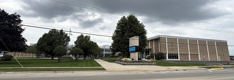 Ridgewood High School, Norridge, Illinois, front