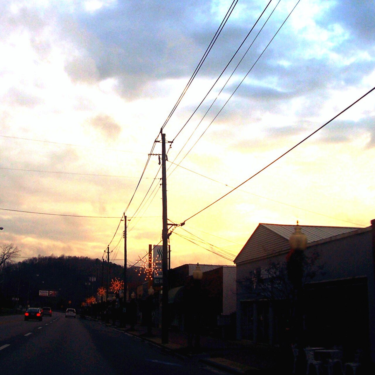 Alabaster, AL, main street, Dec 2008