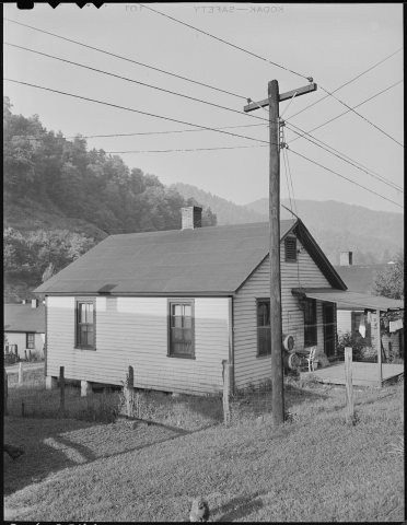 Home of Carl Ruth, miner, who lives in company housing project. Rental is $10 per month. Black Mountain Corporation... …