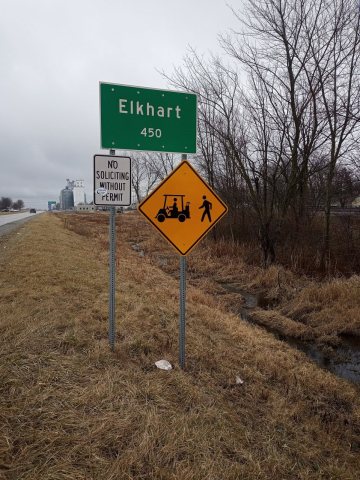Elkhart Illinois village limit