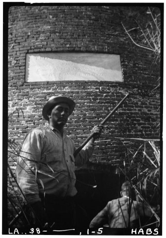 Historic American Buildings Survey Samuel Wilson, Jr., Photographer, November 30, 1934 DETAIL OF NORTH ELEVATION SHOWIN…