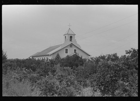 Church in the orange growing section