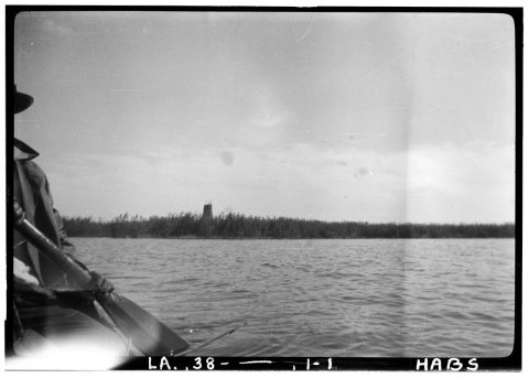 Historic American Buildings Survey Samuel Wilson, Jr., Photographer, November 30, 1934 VIEW OF TOWER ACROSS BLIND BAY M…