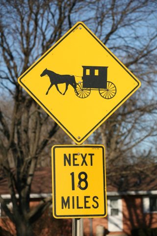 Amish Buggie sign