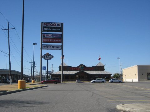 Harvey LA Texas Stripmall signs Jan 2010