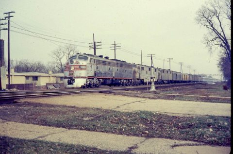 CB&Q Nebraska Zephyr & Kansas City Zephyr @ Riverside, IL-3