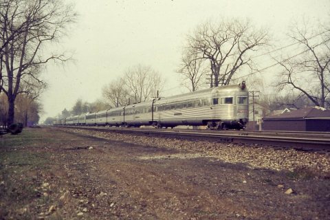CB&Q Nebraska Zephyr & Kansas City Zephyr @ Riverside, IL-2