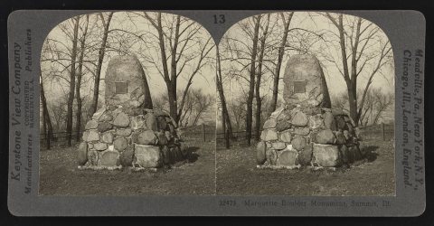 Marquette Boulder Monument