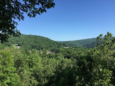 2016-06-18 09 18 08 View of Bloomington, Garrett County, Maryland from West Virginia State Route 46 just across the Nor…