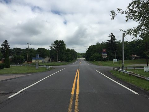 2016-06-25 12 14 43 View north along Maryland State Route 736 (Old Legislative Road) just south of Shaft Road in