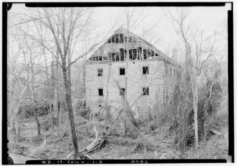 Historic American Buildings Survey Albert S. Burns, Photographer c. 1934-35 RIGGS MILL - Adelphi Mill, Adelphi Mill Rec…