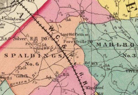 Forestville MD map 1873
