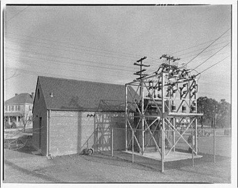 Potomac Electric Power Co. substations. Silver Hill, Maryland substation I