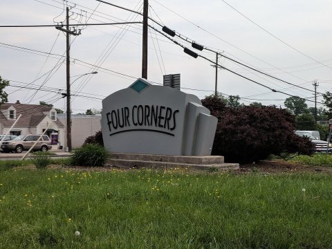 Four Corners Maryland sign 02