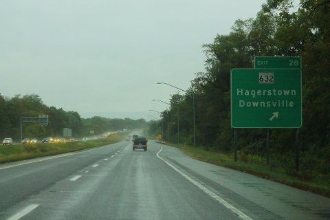 I-70 East - Exit 28 - MD632