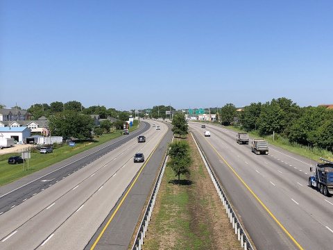 2022-06-29 10 15 33 View west along U.S. Route 50 and south along U.S. Route 301 (Blue Star Memorial Highway) from the …