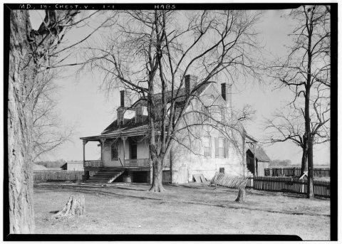 Historic American Buildings Survey E.H. Pickering, Photographer December 1936 - Kent Island (Brick House), State Route …