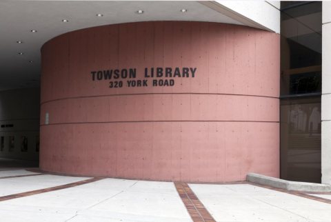 Towson Branch Library is a landmark building in the heart of Towson, Maryland