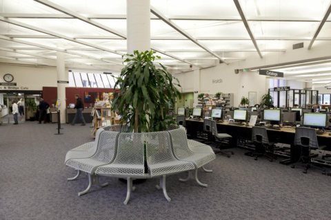 Towson Branch Library is a landmark building in the heart of Towson, Maryland