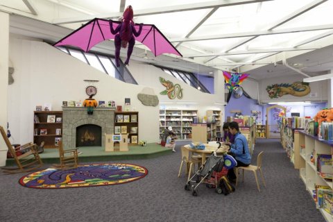 Towson Branch Library is a landmark building in the heart of Towson, Maryland