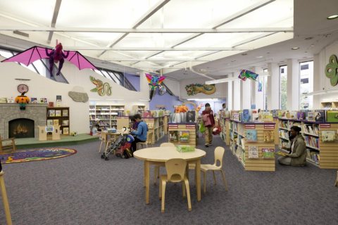 Towson Branch Library is a landmark building in the heart of Towson, Maryland