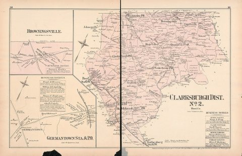 Atlas of fifteen miles around Washington, including the County of Prince George, Maryland