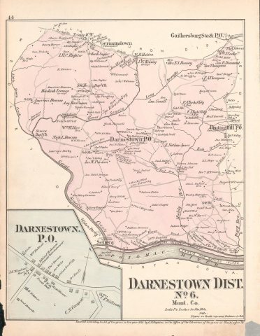 Atlas of fifteen miles around Washington, including the County of Prince George, Maryland