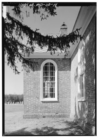 WEST TRANSEPT, SOUTH SIDE (NOTE HOODED CHIMNEY) - St. Paul's Church, Northwest side Baden-Naylor Road, intersection wit…