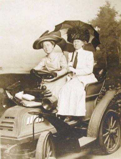 Forest Park amusement part souvenir photo 1910